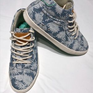Zara Hightop Blue Shoes